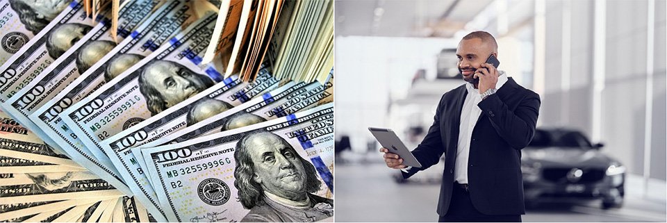 Entrepreneur with a Load of Money